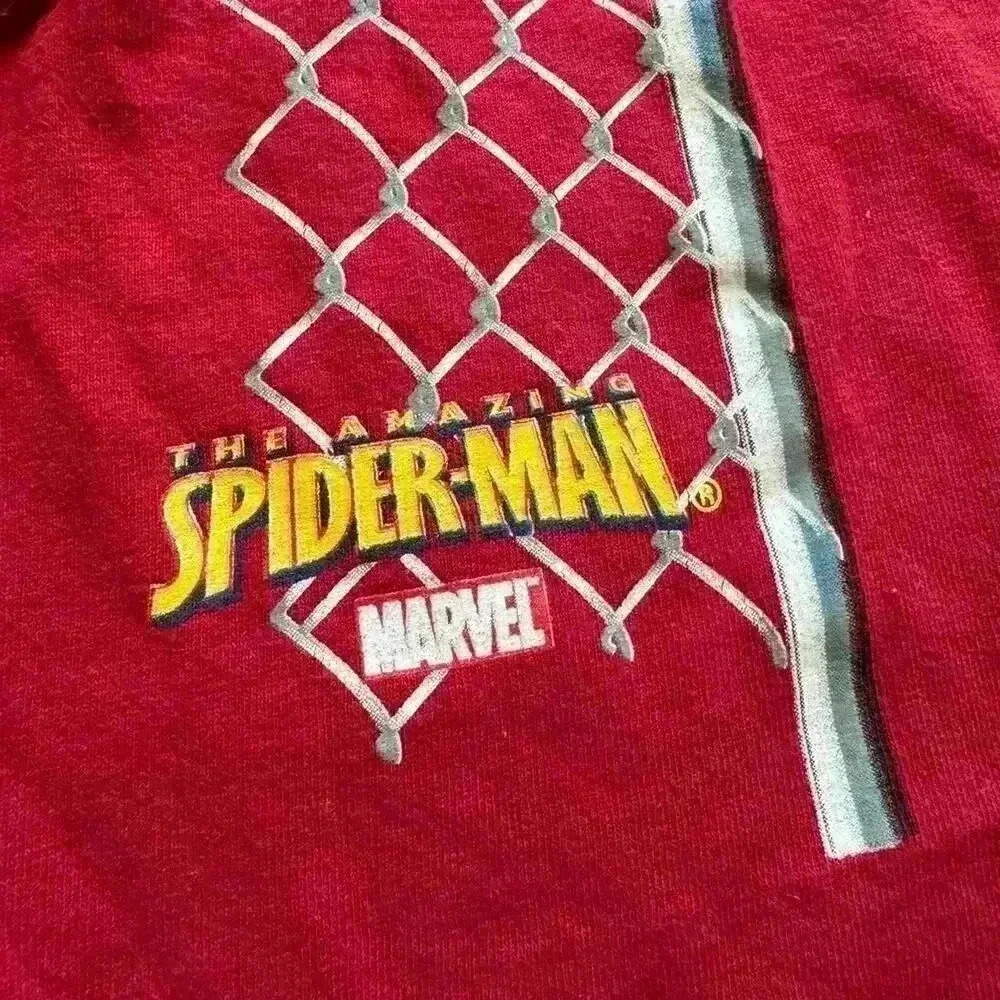 Kids spider man t shirt 2008 the amazing Spider-Man graphic tee boys 8 cotton - Picture 7 of 8